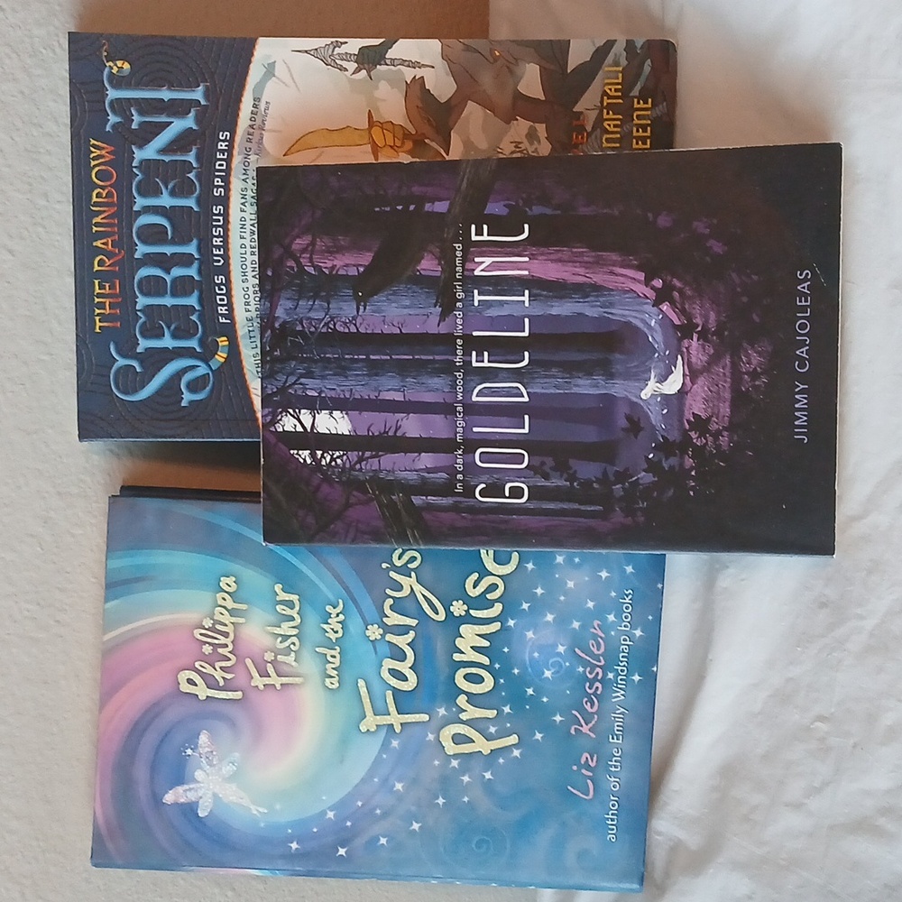 Goldeline by Jimmy Cajoleas Book,Trio of Book.